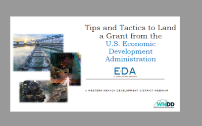 WNDD Webinar: Tips & Tactics to Land a Grant from the U.S. Economic Development Administration